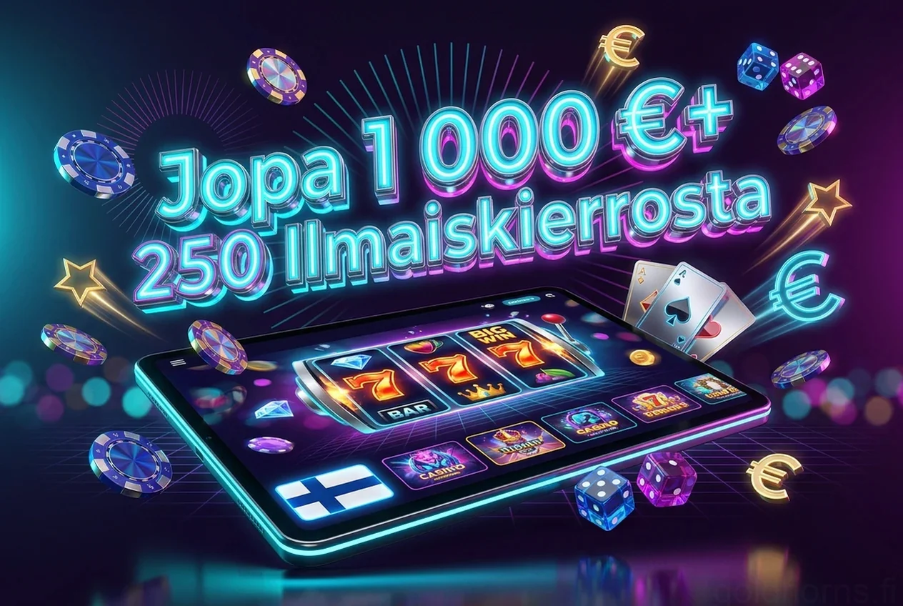 Jopa 1 000 €+ 250 Ilmaiskierrosta